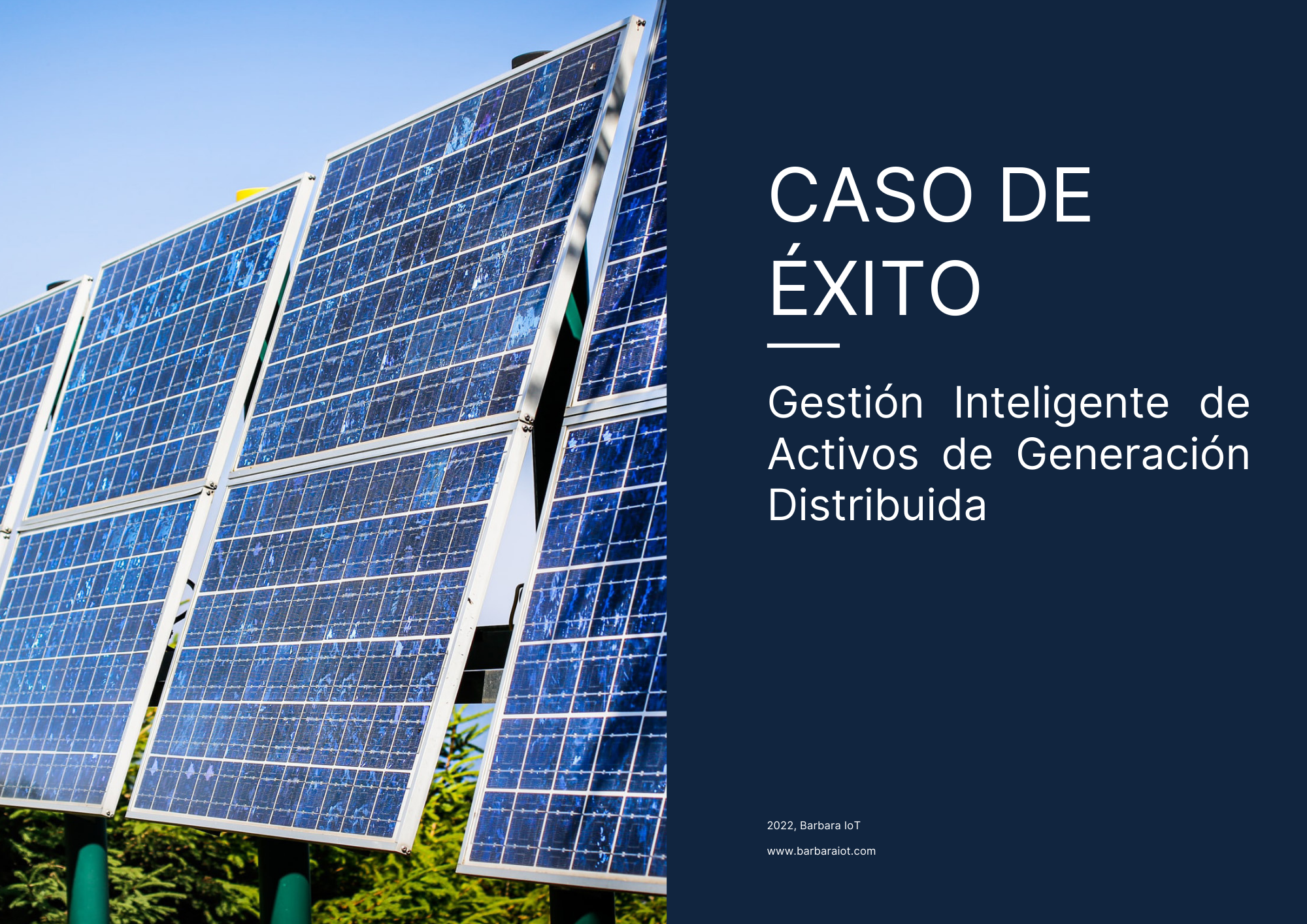 Gestión inteligente de los activos de generación distribuida Gestión inteligente de los activos de generación distribuida