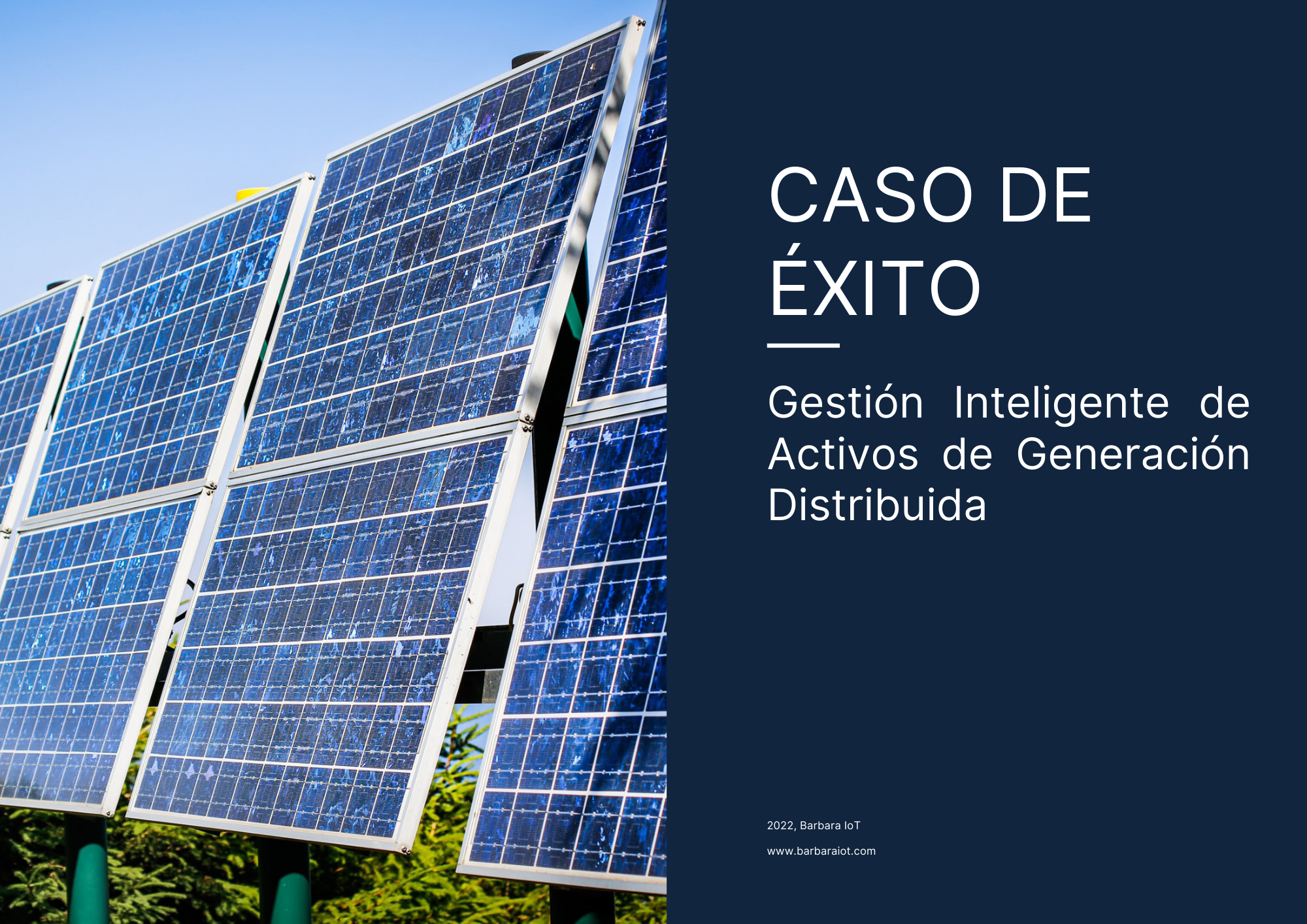 Gestión inteligente de los activos de generación distribuida